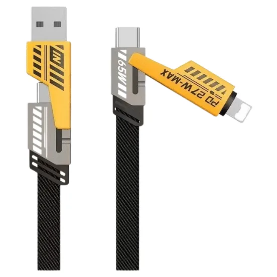 AWEI CL-226 4-in-1 Fast Charging Data Cable 65W with 4 Plug Combos
