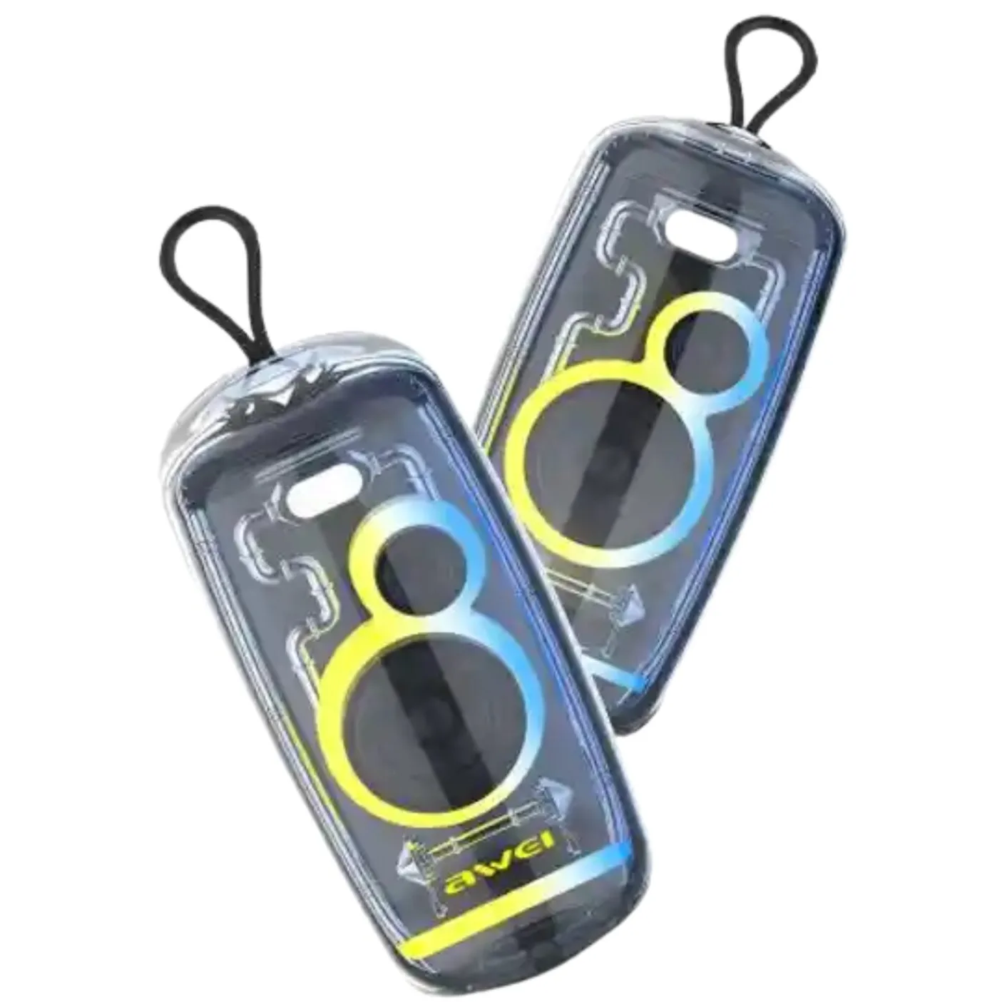 AWEI KA32 Waterproof Bluetooth Speaker Pairing Music Player Subwoofer with Colorful Light