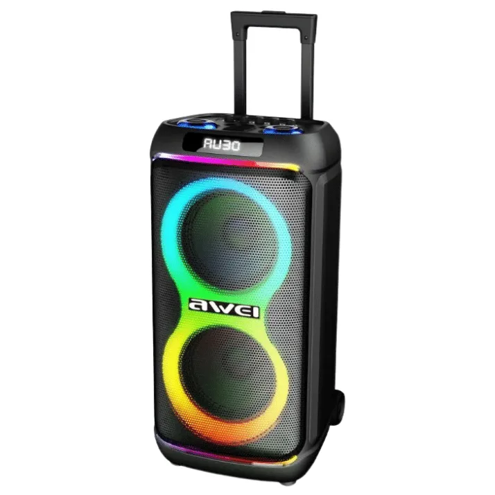 AWEI KT33 Bluetooth Speaker Troly with 2 Microphone