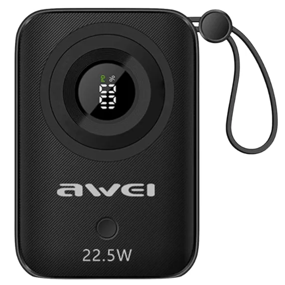 Awei P23K 10000mAh Digital Display Mini Power Bank — image 2 of 2