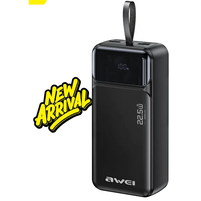 Awei PA-103 Multi‑Port 30000mAh 22.5W Portable Power Bank