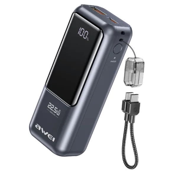 Awei PA-99 10000mAh Portable Fast Charging Power Bank — image 2 of 3