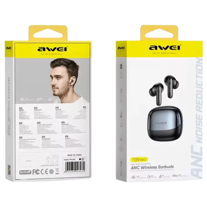 Awei T99 TWS Earbuds -35dB ANC — image 2 of 2