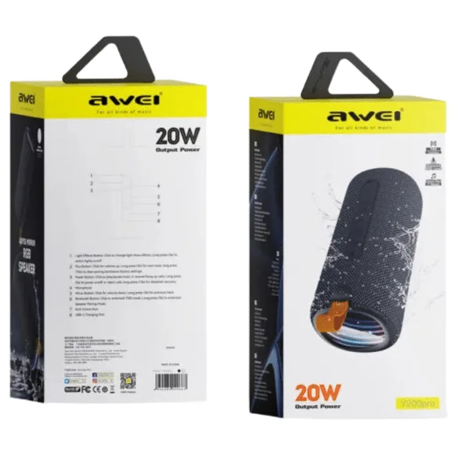 Awei Y200 Pro 20W Portable Bluetooth Speaker — image 4 of 4