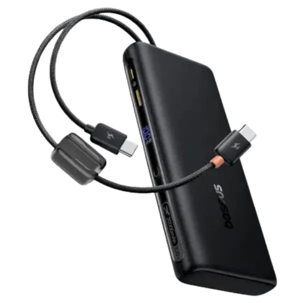 Baseus Enerfill FC41 20000mAH 100W Output Build in twin Cable Fast Charging Powerbank