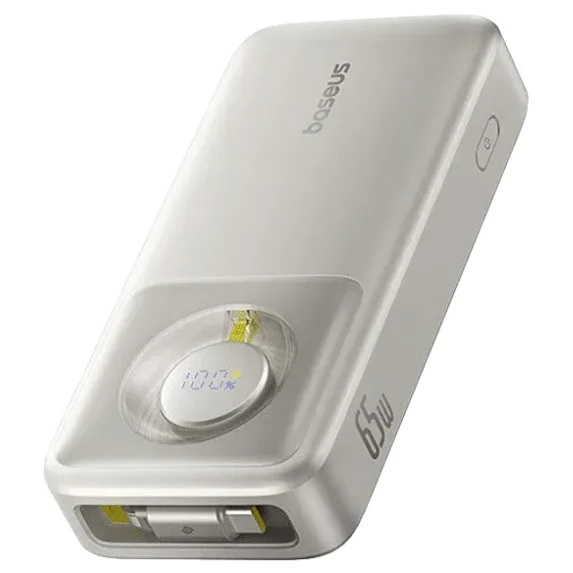 Baseus NOMOS 65W 20000mAh Power Bank with Retractable Type-C Cable