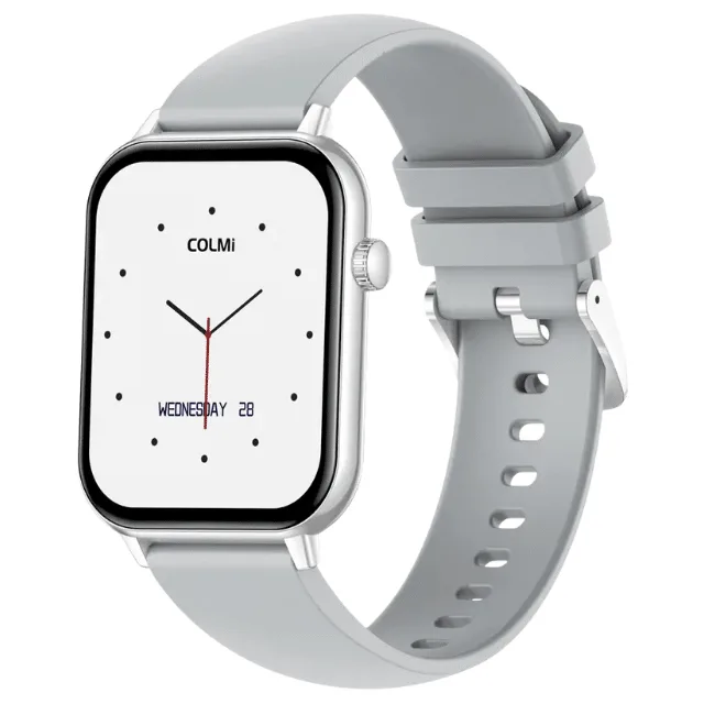 Colmi C28 AMOLED Display Ultra Slim Smartwatch With Leather Strap — image 3 of 7