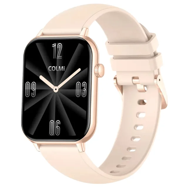 Colmi C28 AMOLED Display Ultra Slim Smartwatch With Leather Strap — image 5 of 7