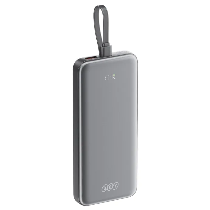 QCY Pulse PB10H 10000mAh Power Bank with 3 Built-in Cables — image 4 of 5