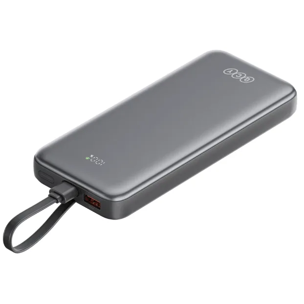 QCY Pulse PB10H 10000mAh Power Bank with 3 Built-in Cables — image 5 of 5