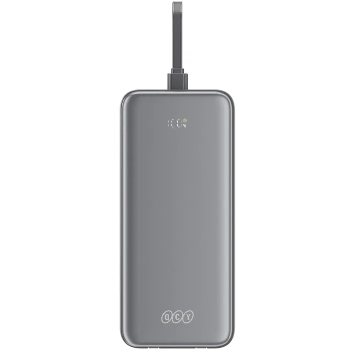 QCY Pulse PB20D 20000mAh Power Bank with 3 Built-in Cables