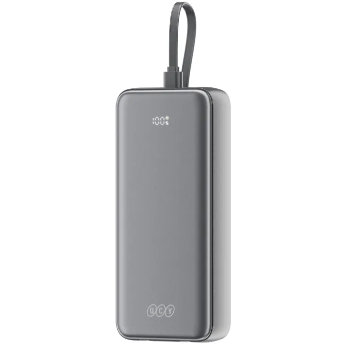 QCY Pulse PB20D 20000mAh Power Bank with 3 Built-in Cables — image 4 of 6