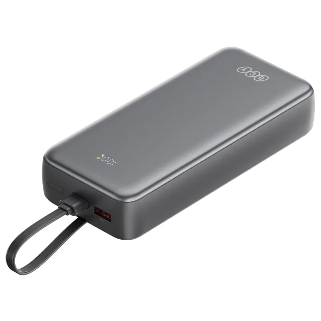 QCY Pulse PB20D 20000mAh Power Bank with 3 Built-in Cables — image 6 of 6