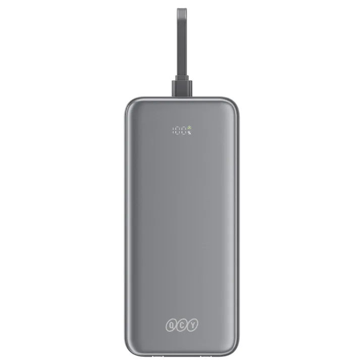 QCY Pulse PB30B 30000mAh Power Bank with 3 Built-in Cables — image 2 of 7