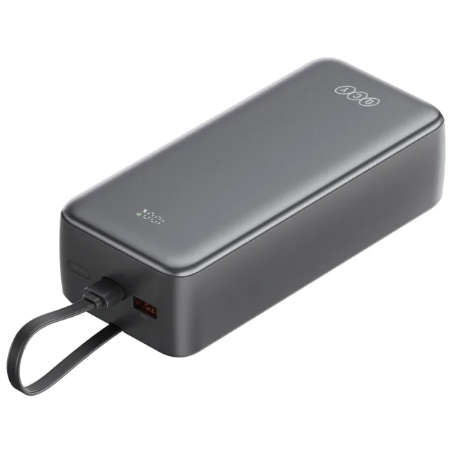 QCY Pulse PB30B 30000mAh Power Bank with 3 Built-in Cables — image 6 of 7